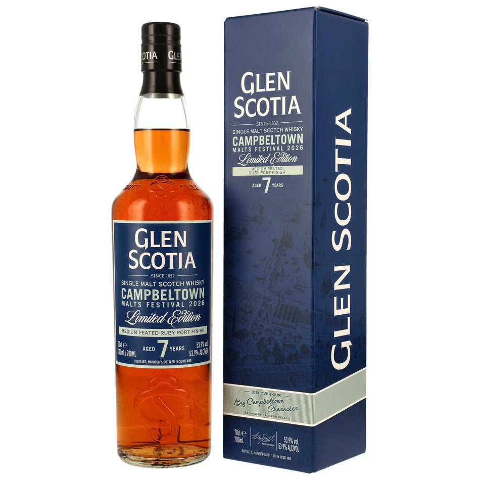 Glen Scotia Campbeltown Malts Festival Edition 2026 7 Jahre Single Malt Whisky
