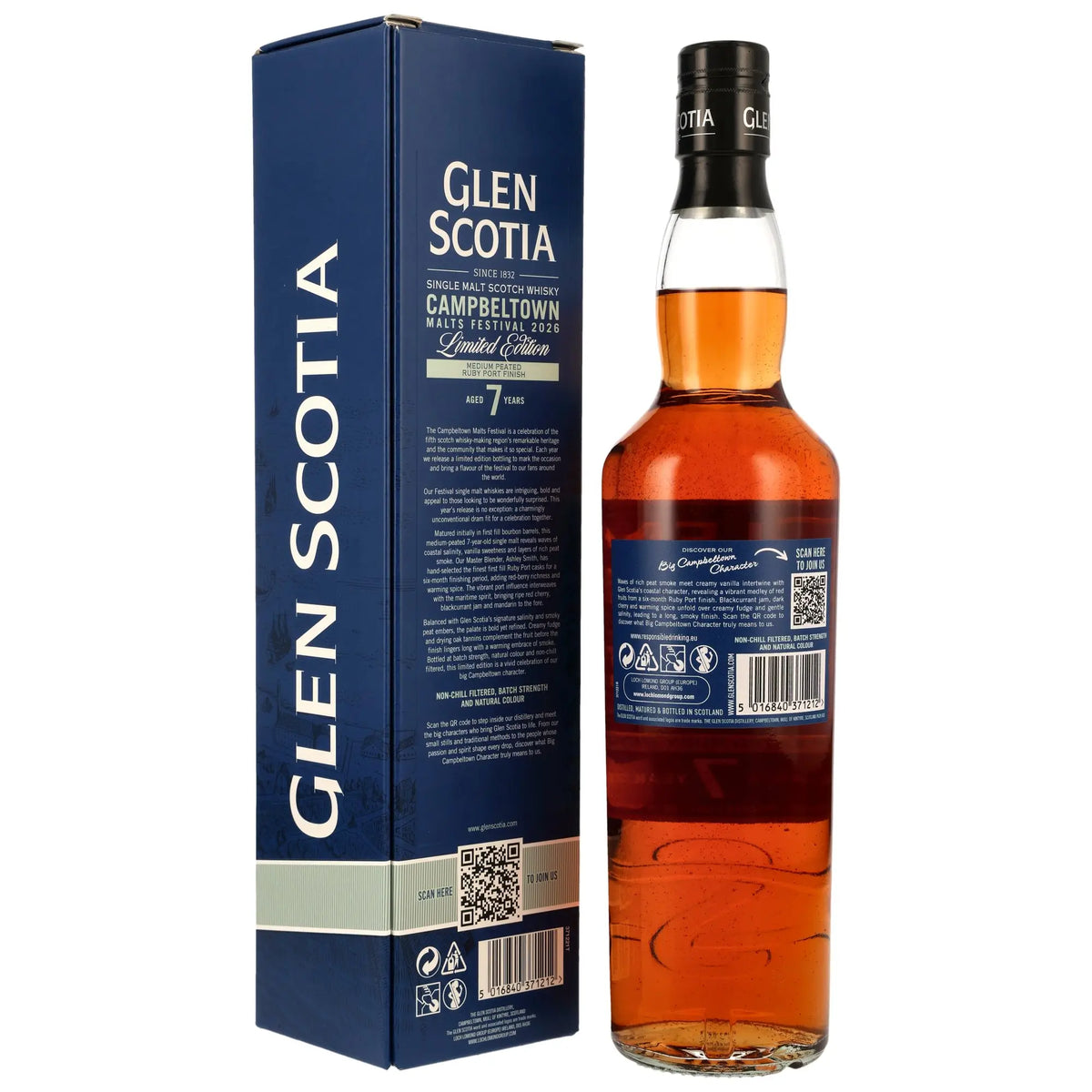 Glen Scotia Campbeltown Malts Festival Edition 2026 7 Jahre Single Malt Whisky