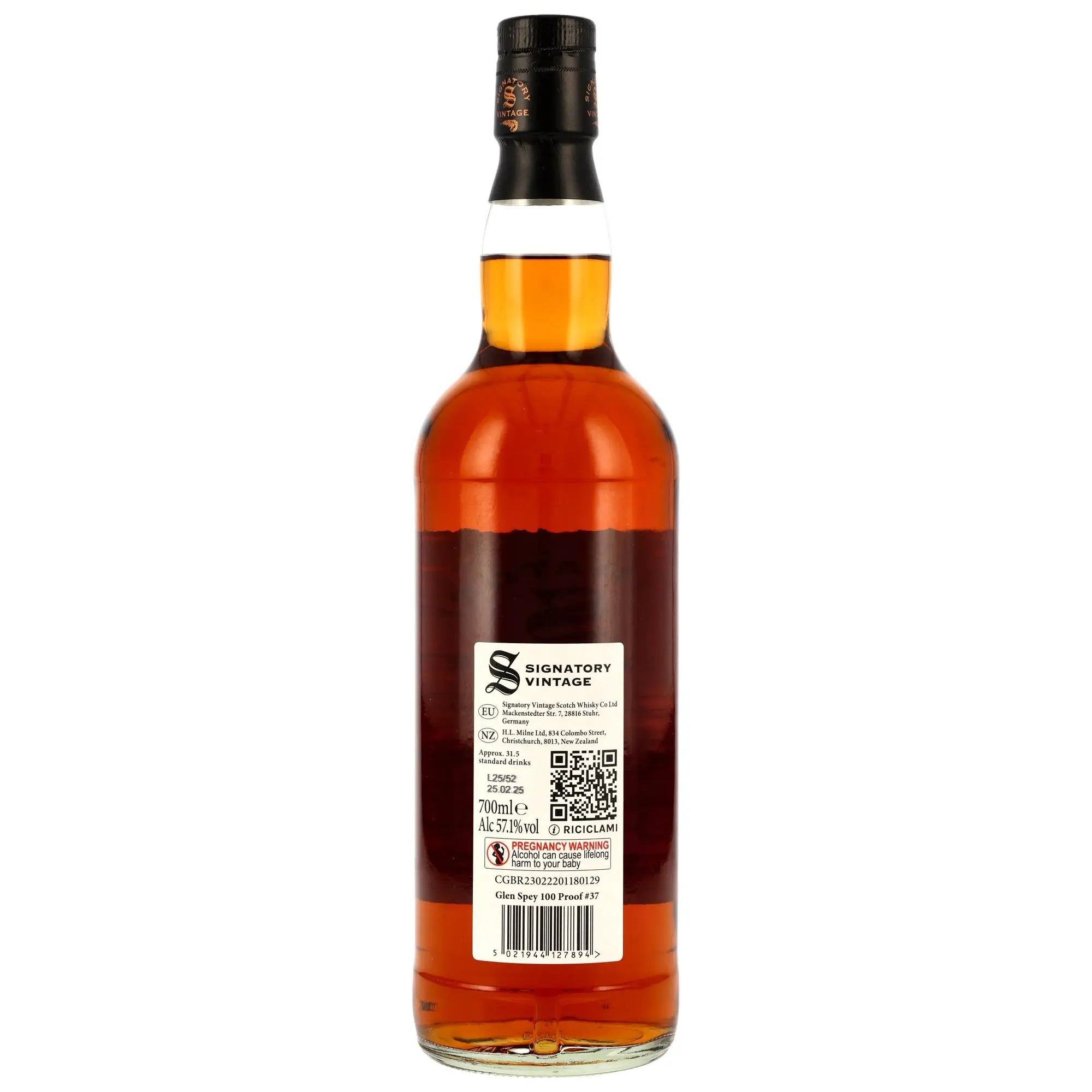Glen Spey 100 Proof Edition #37 9 Jahre 2015/2025 Speyside Single Malt Scotch Whisky