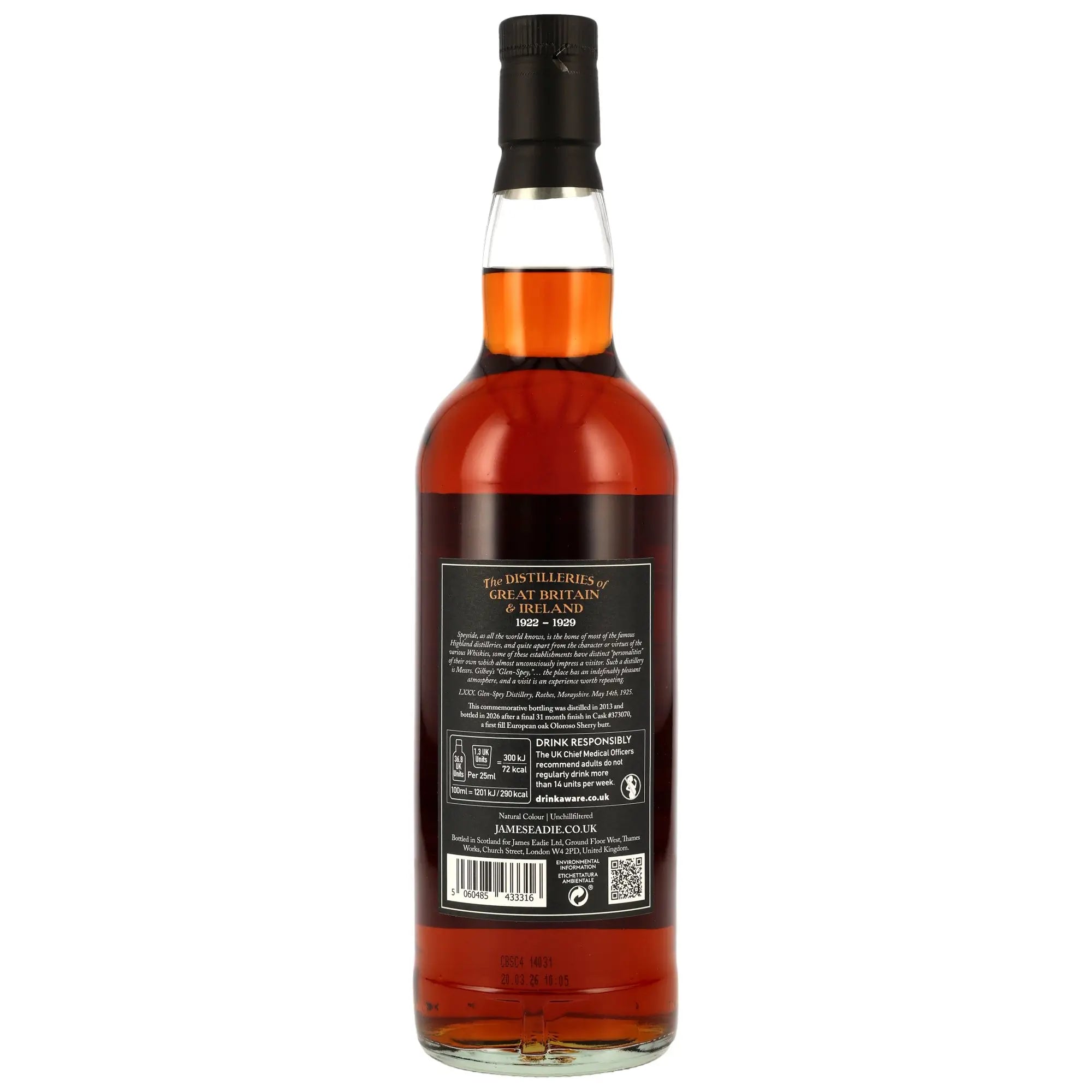 Glen Spey James Eadie 11 Jahre 2013/2026 Speyside Whisky