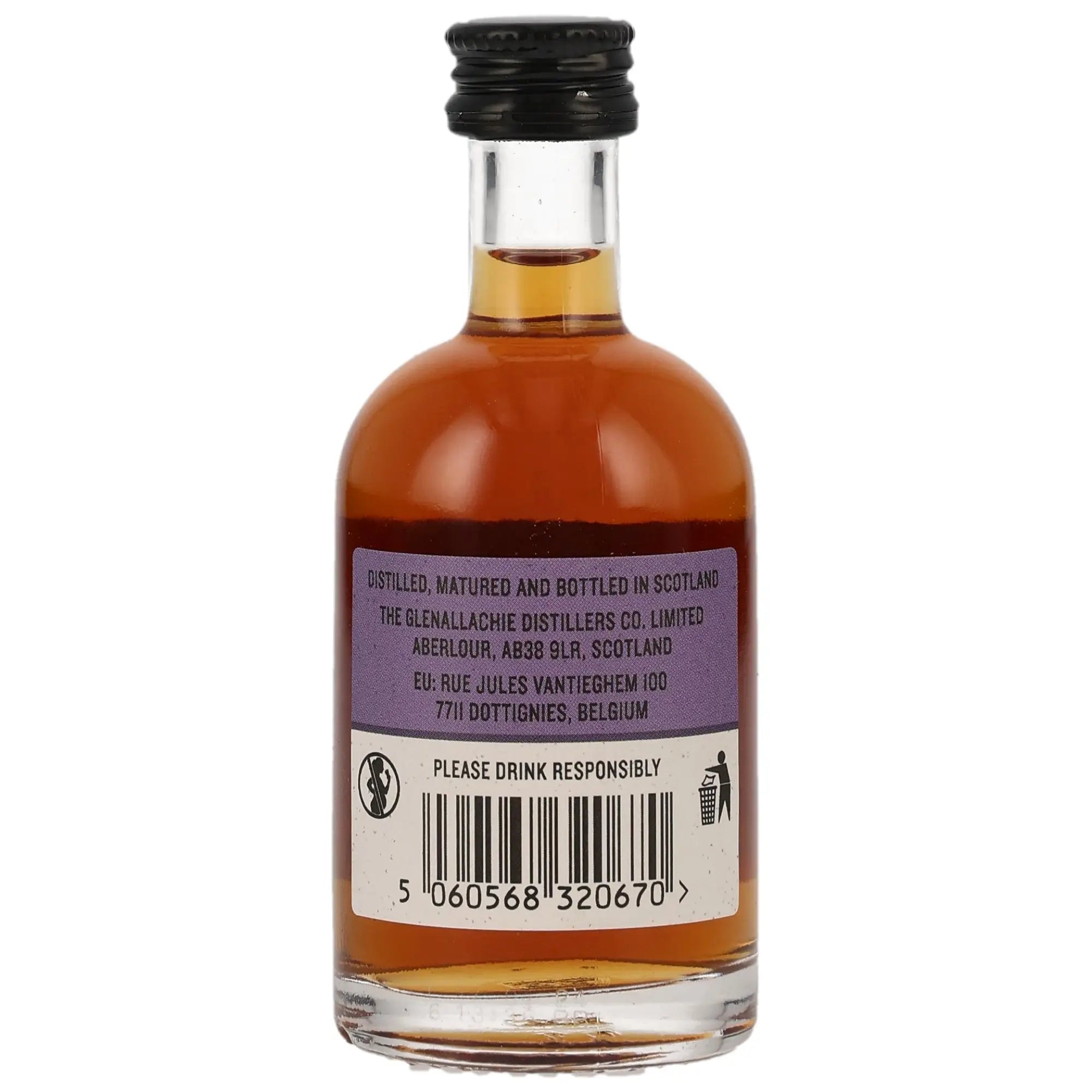 GlenAllachie 12 Jahre Miniatur Speyside Single Malt Scotch Whisky