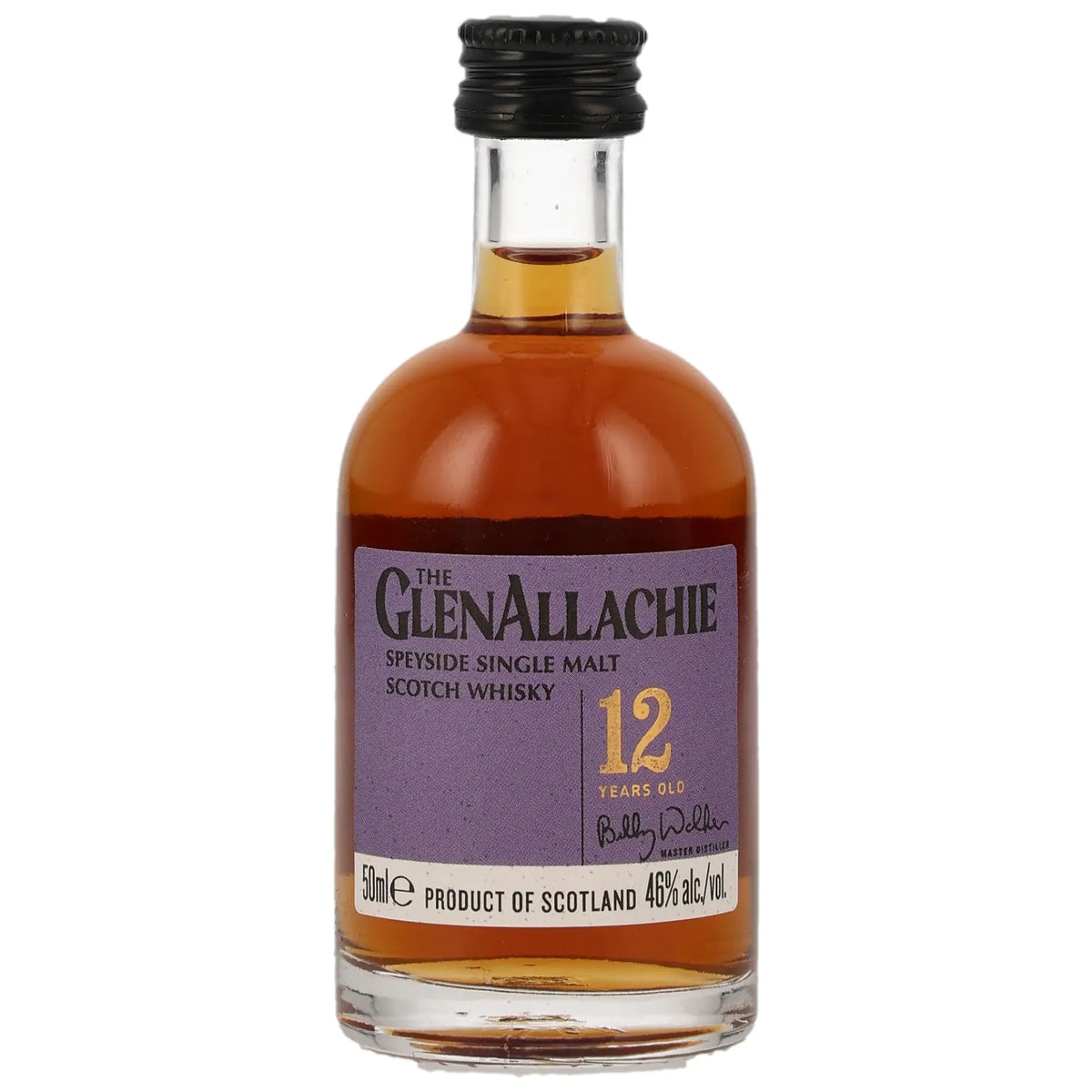 GlenAllachie 12 Jahre Miniatur Speyside Single Malt Scotch Whisky