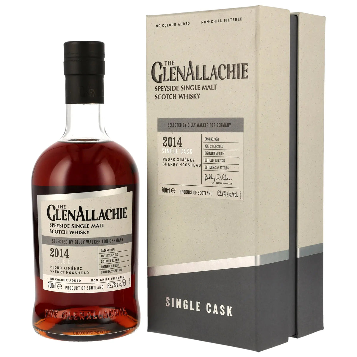 GlenAllachie Pedro Ximénez Sherry Hogshead 12 Jahre 2014/2026 Single Malt Whisky