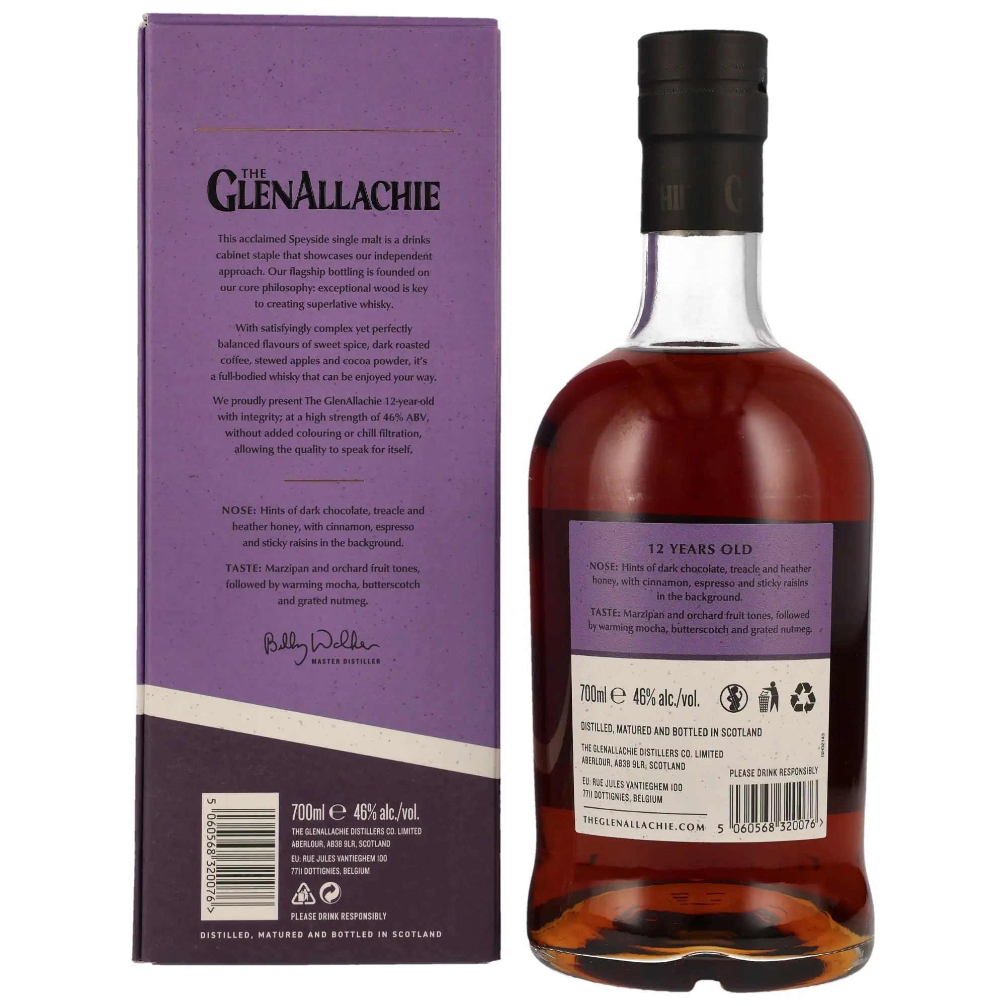 GlenAllachie 12 Jahre Speyside Single Malt Scotch Whisky