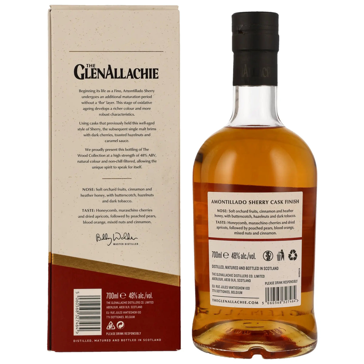 GlenAllachie Amontillado Sherry Cask Finish 9 Jahre Speyside Whisky