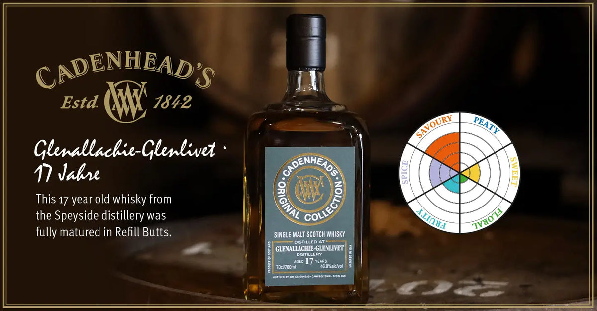 GlenAllachie-Glenlivet Cadenhead's Original Collection 17 Jahre Tasting Notes