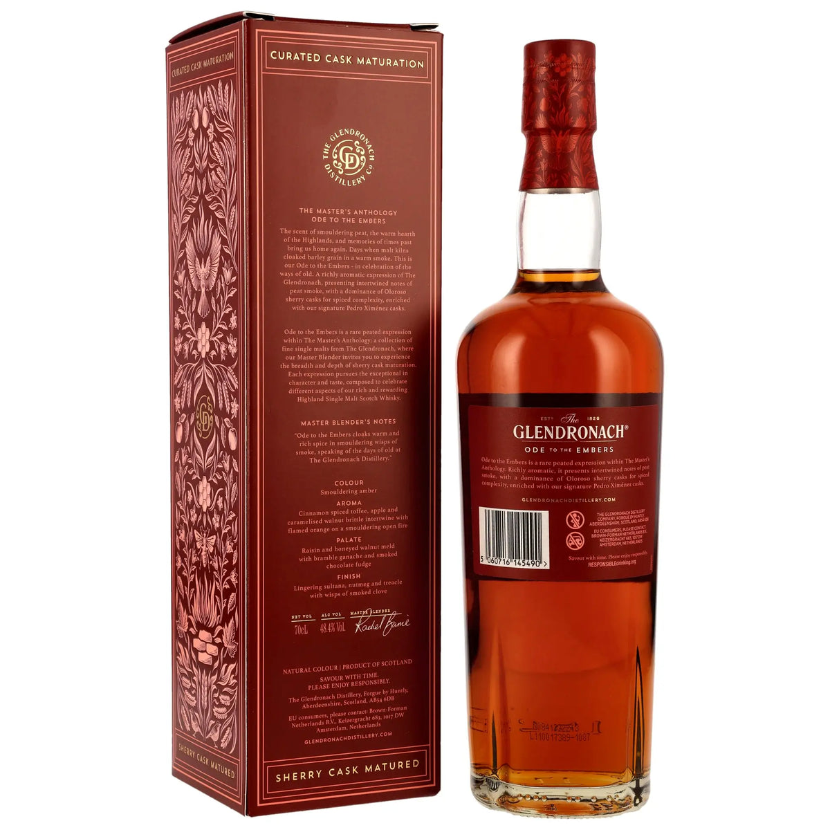 Glendronach Ode to the Embers Highland Single Malt Scotch Whisky