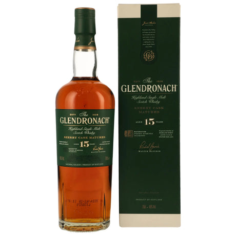 Glendronach Sherry Cask Matured 15 Jahre Highland Single Malt Scotch Whisky