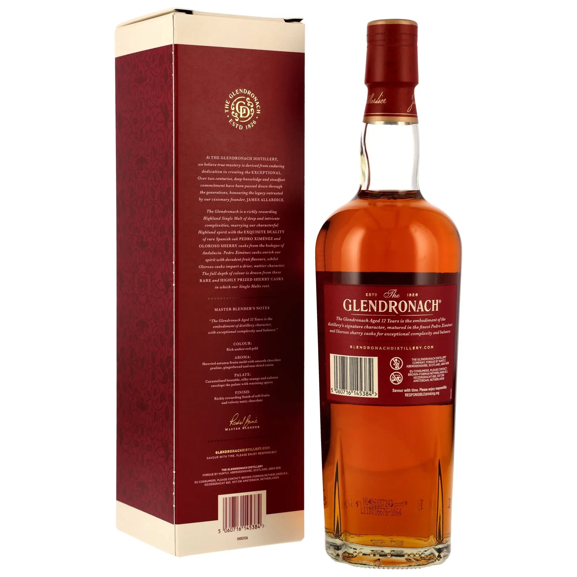 Glendronach Sherry Cask Matured 12 Jahre Single Malt Whisky