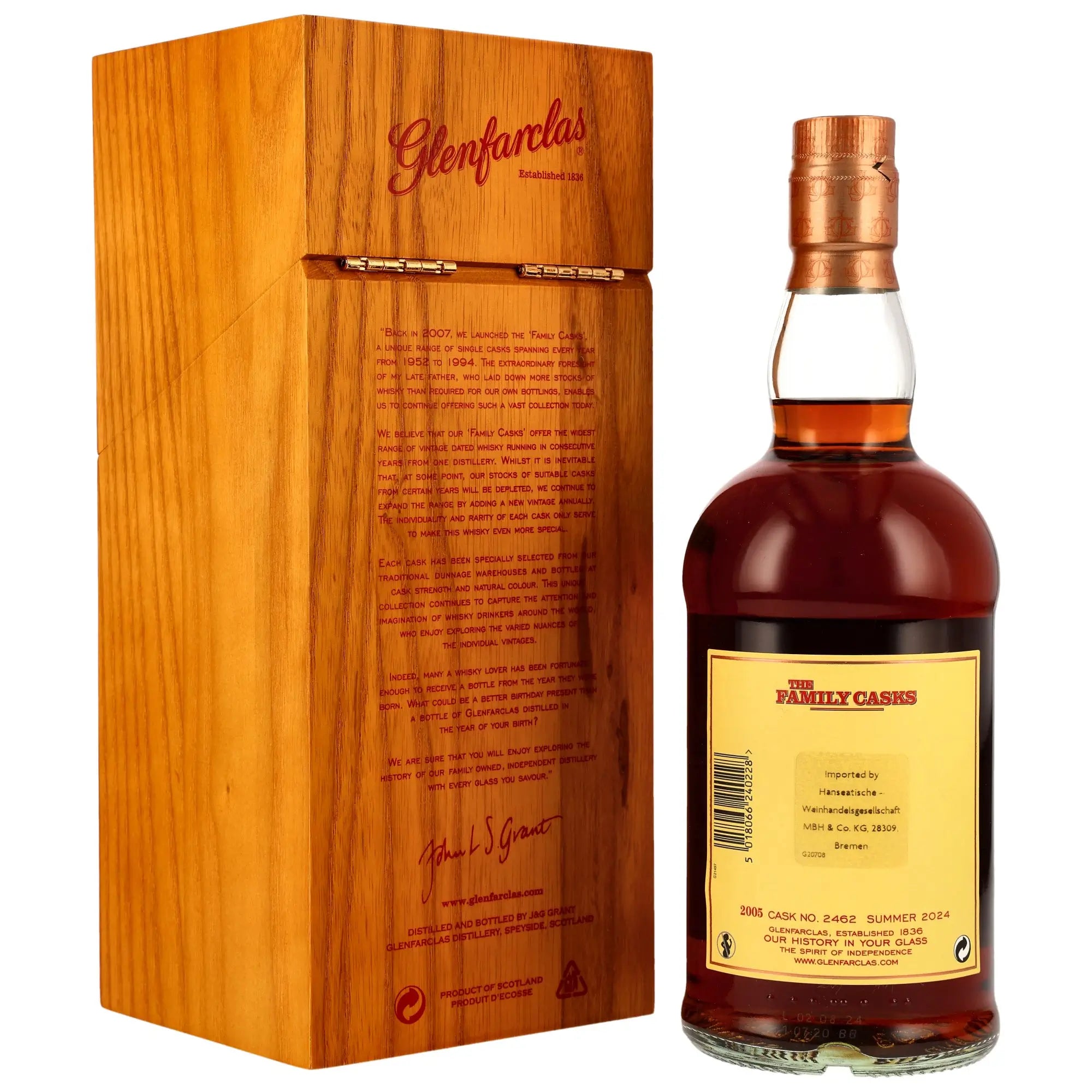 Glenfarclas Family Casks S24 2005/2024 Single Malt Scotch Whisky