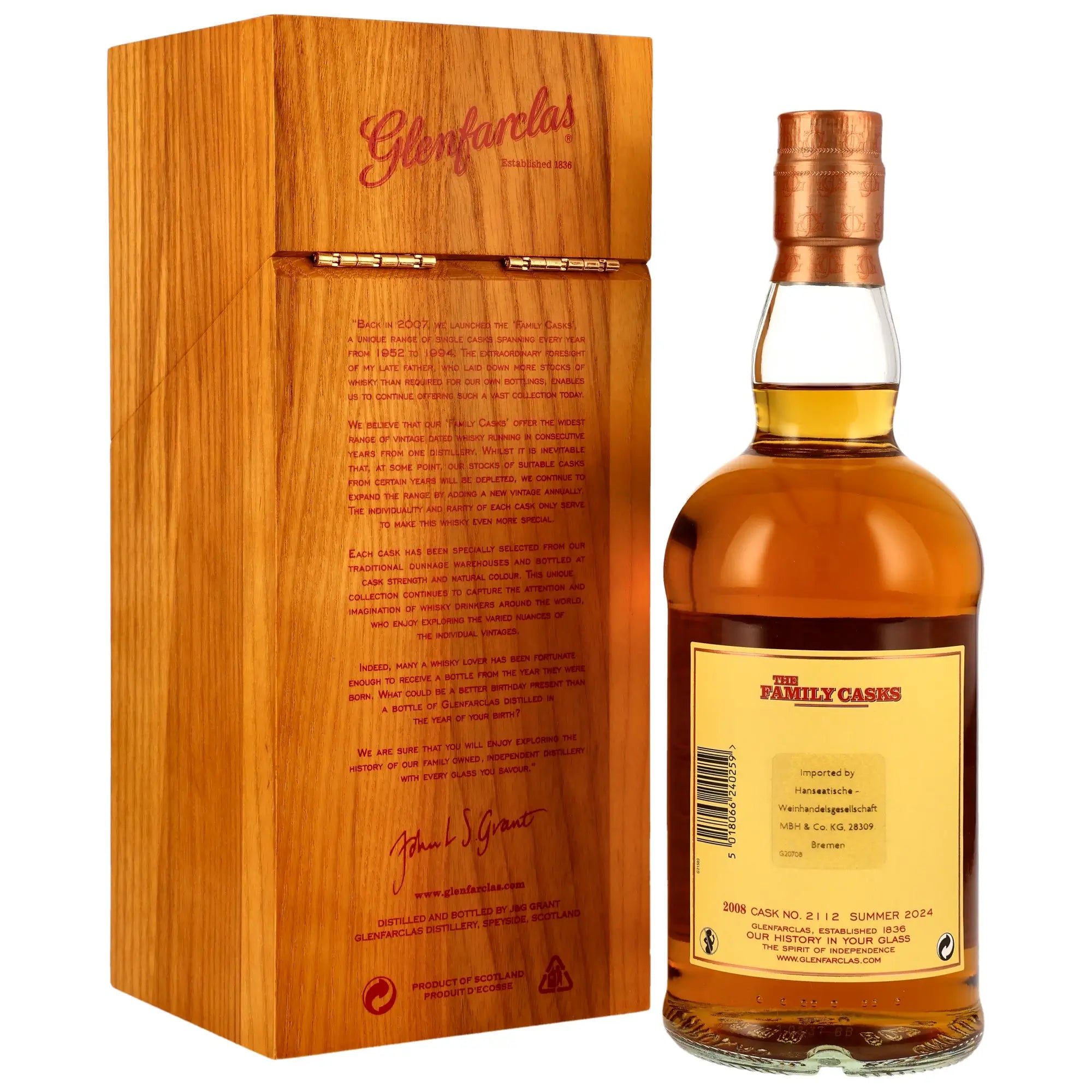 Glenfarclas Family Casks S24 2008/2024 Single Malt Scotch Whisky