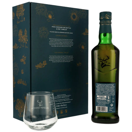 Glenfiddich 12 Jahre Limited Design Edition 2026 mit Tumbler Glas Single Malt Scotch Whisky