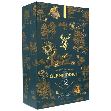 Glenfiddich 12 Jahre Limited Design Edition 2026 mit Tumbler Glas Single Malt Scotch Whisky