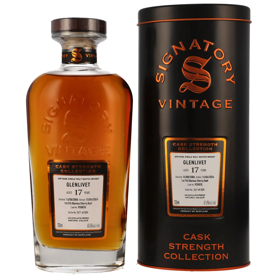 Glenlivet Cask Strength 17 Jahre 2006/2024 Speyside Single Malt Scotch Whisky