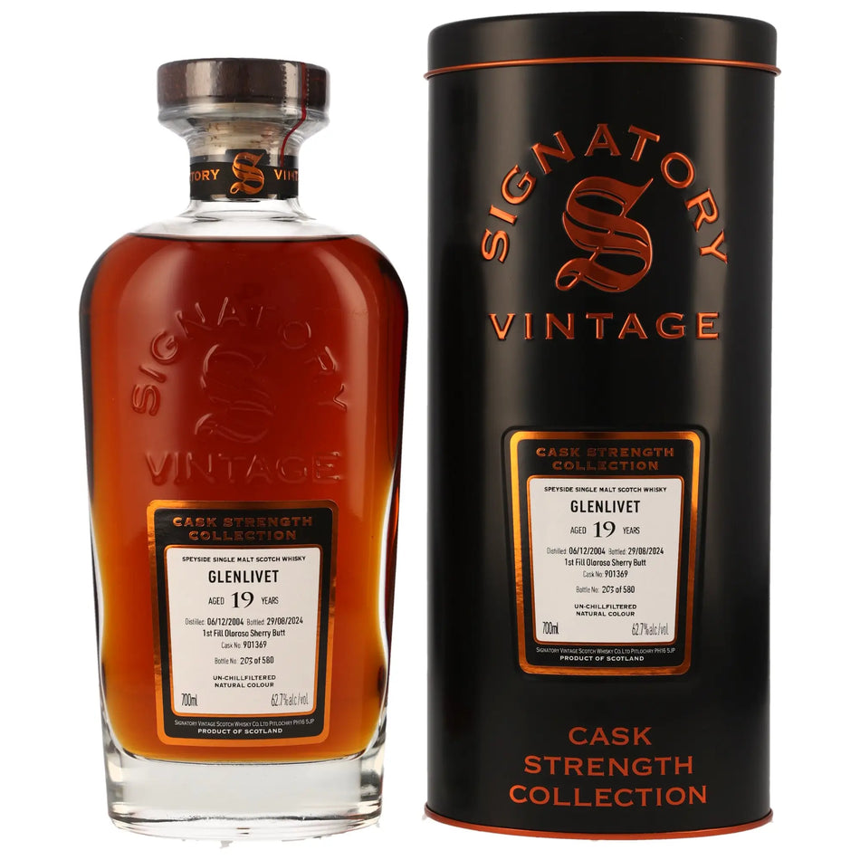 Glenlivet Cask Strength 19 Jahre 2004/2024 Speyside Single Malt Scotch Whisky