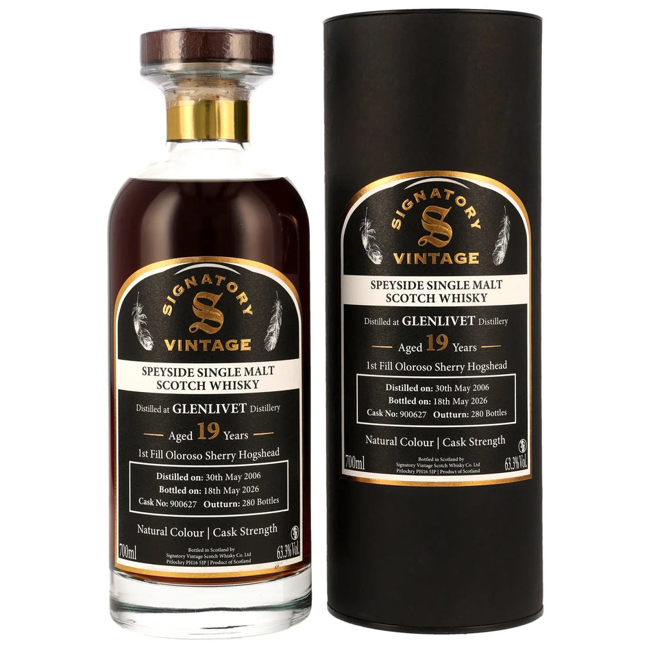 Glenlivet Cask Strength First Fill Oloroso Sherry 19 Jahre 2006/2026 Whisky von Signatory Vintage