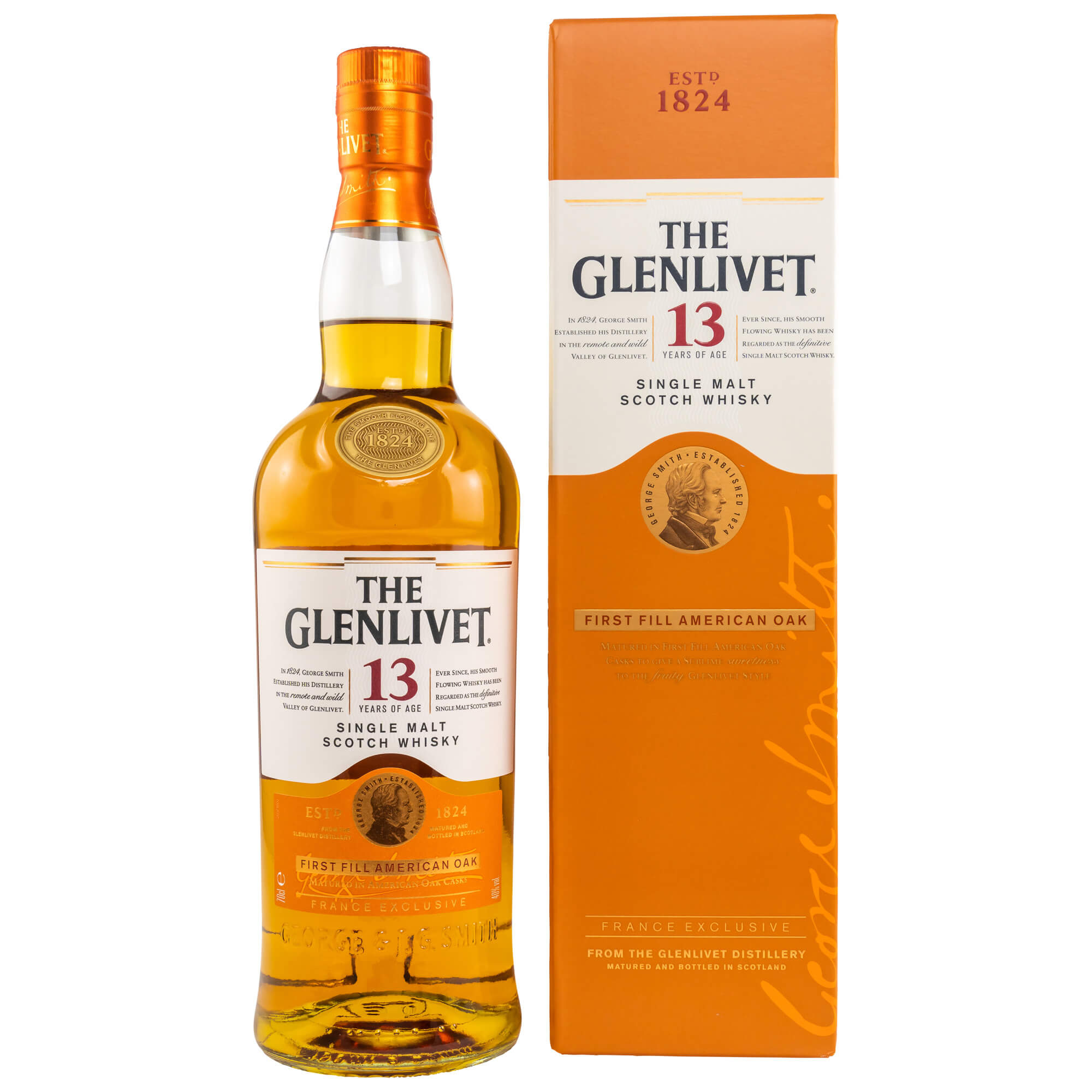 Glenlivet First Fill American Oak 13 Jahre Speyside Whisky