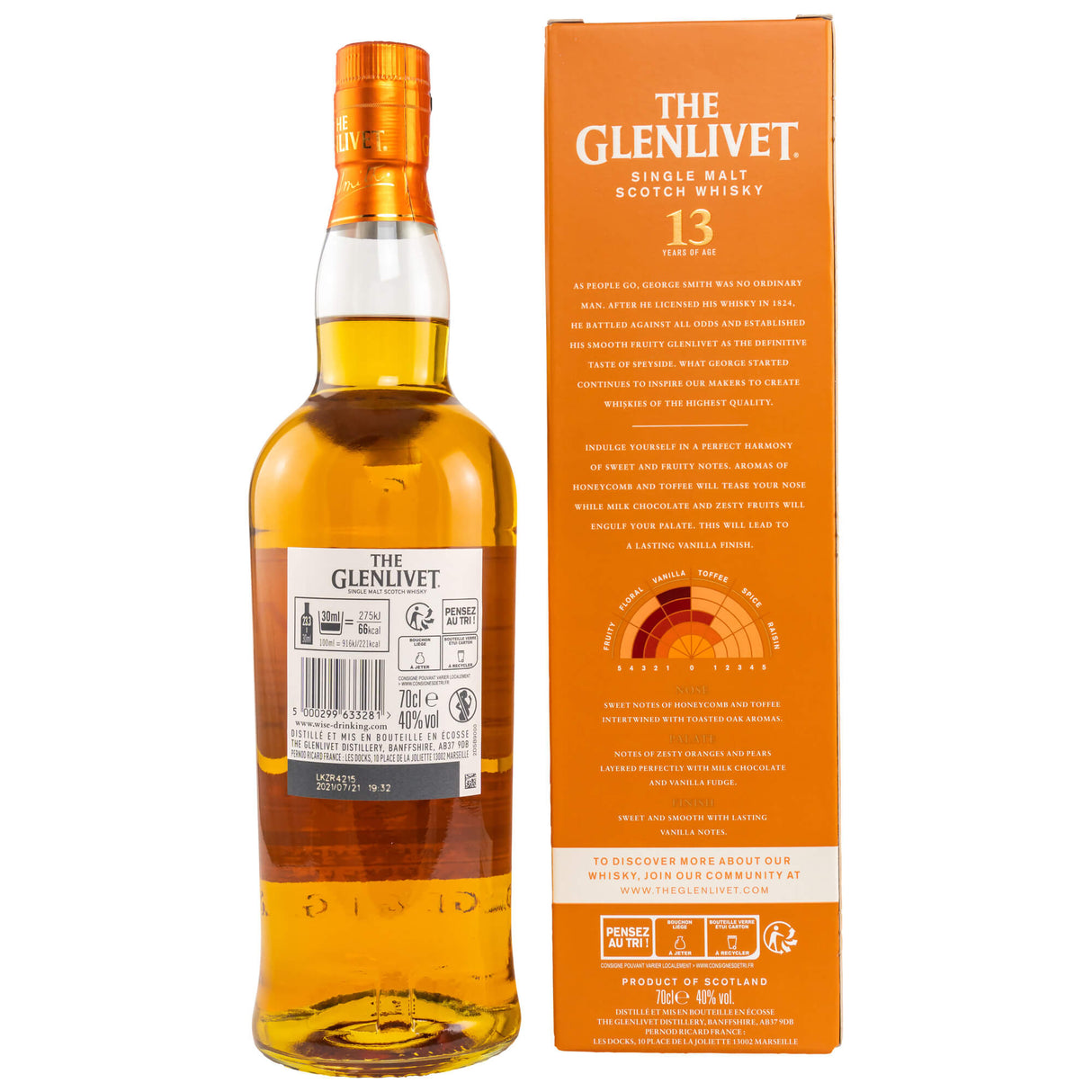 Glenlivet First Fill 13 Jahre Whisky