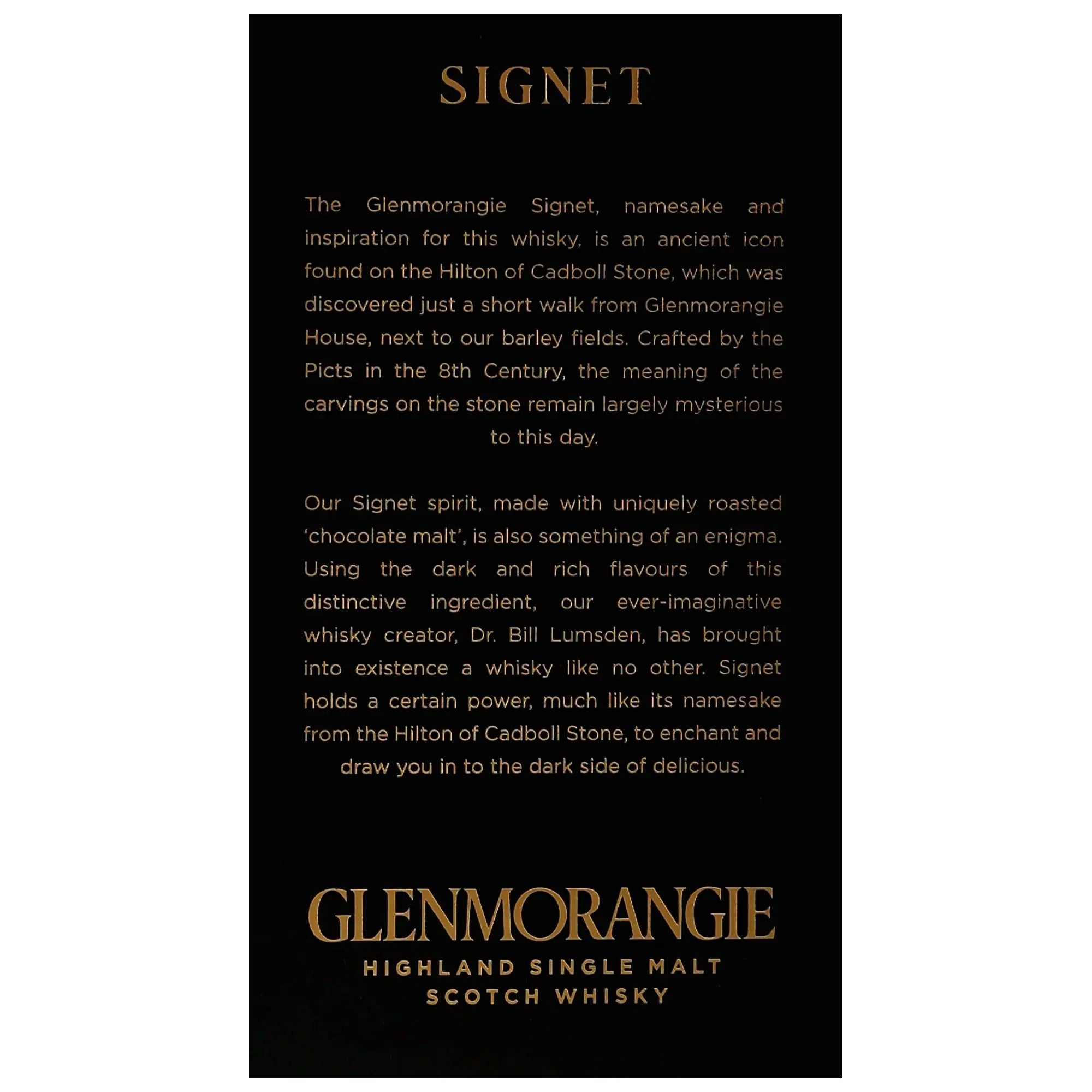 Glenmorangie Signet Highland Single Mal Scotch Whisky