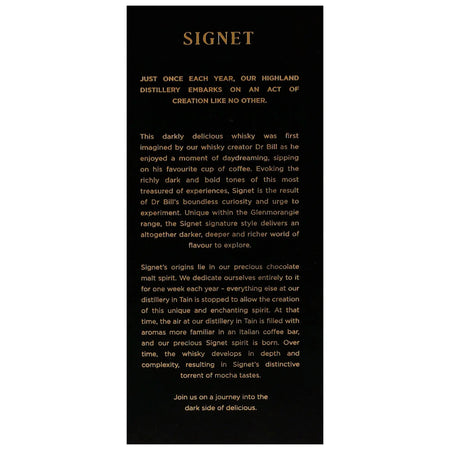 Glenmorangie Signet Highland Single Mal Scotch Whisky
