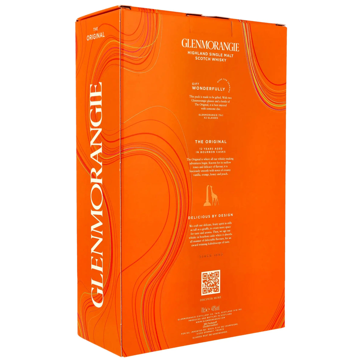 Glenmorangie The Original 12 Jahre mit 2 Glenmorangie Gläsern