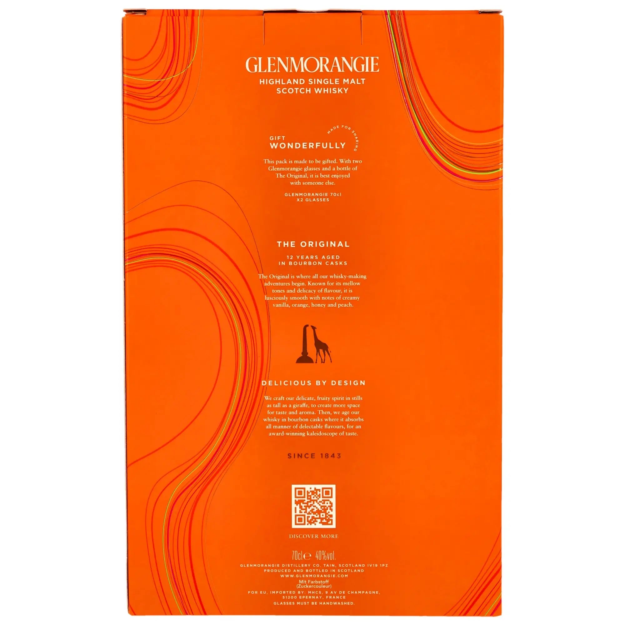 Glenmorangie The Original 12 Jahre mit 2 Glenmorangie Gläsern