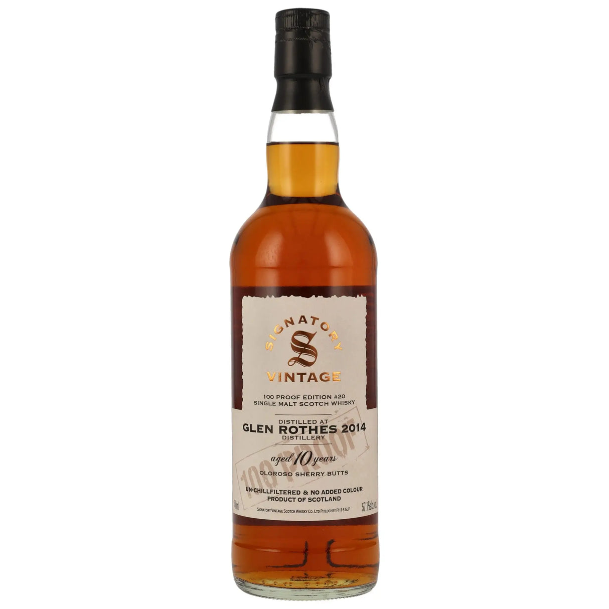 Glenrothes 100 Proof Edition #20 10 Jahre 2014/2024 Speyside Single Malt Scotch Whisky