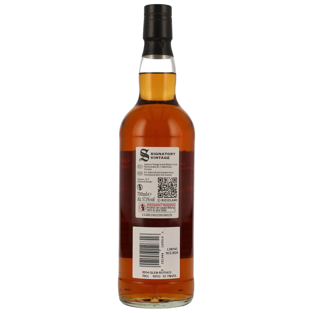 Glenrothes 100 Proof Edition #20 10 Jahre 2014/2024 Speyside Single Malt Scotch Whisky
