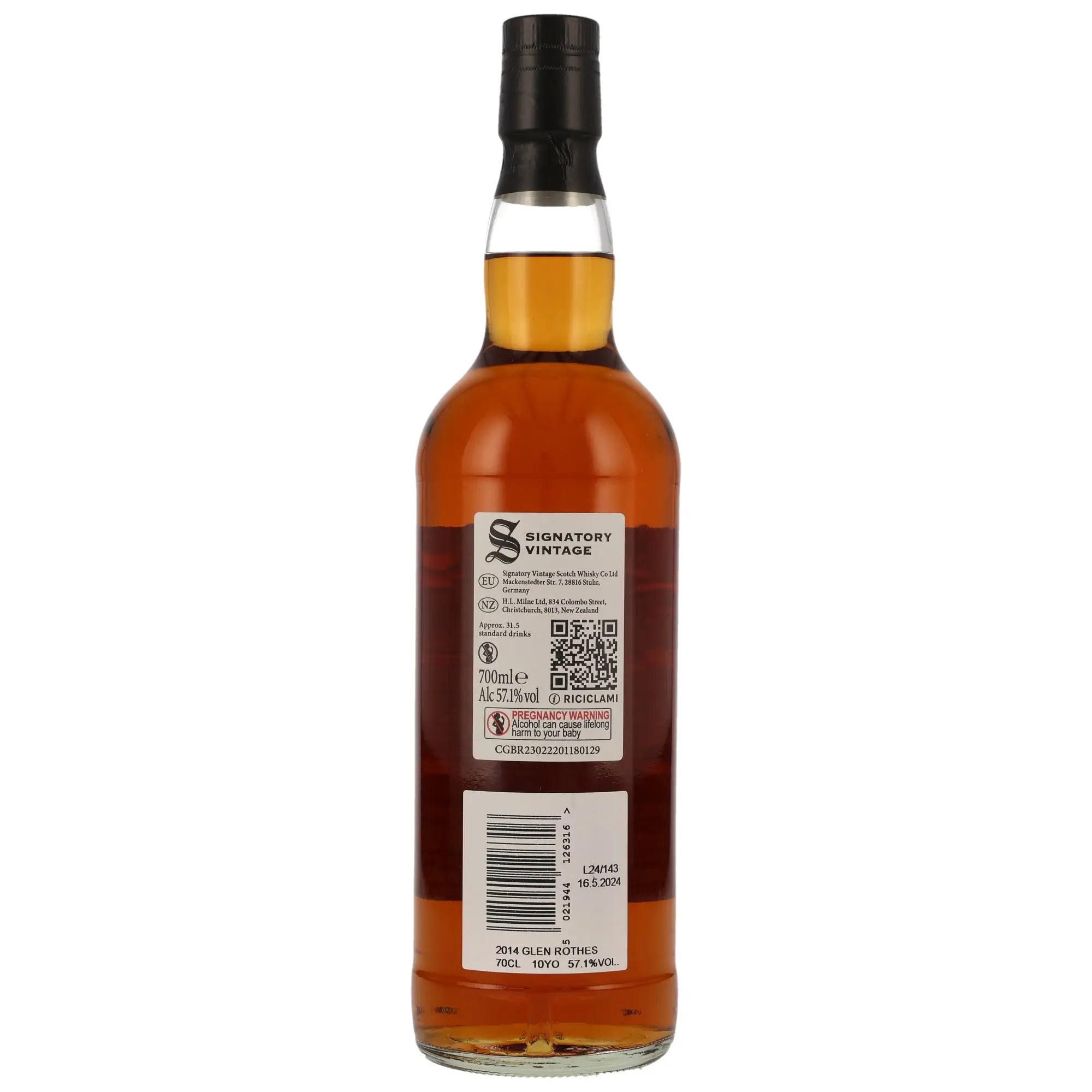 Glenrothes 100 Proof Edition #20 10 Jahre 2014/2024 Speyside Single Malt Scotch Whisky
