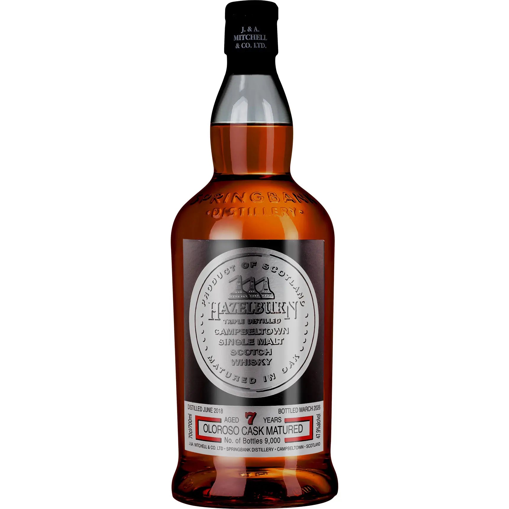 Hazelburn Oloroso Cask Matured 7 Jahre Whisky von Springbank
