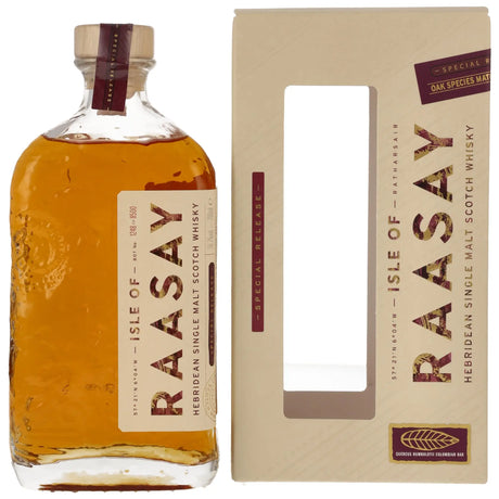 Isle of Raasay Quercus Humboldtii Columbian Oak Hebridean Single Malt Scotch Whisky