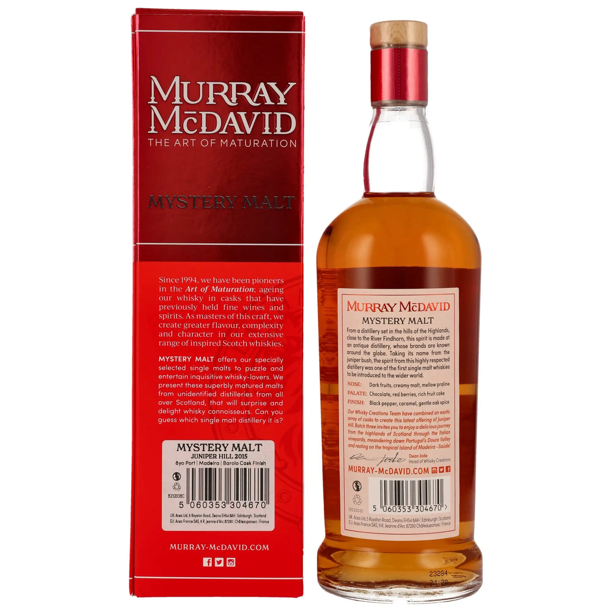 Juniper Hill Mystery Malt 8 Jahre 2015/2023 Single Malt Whisky