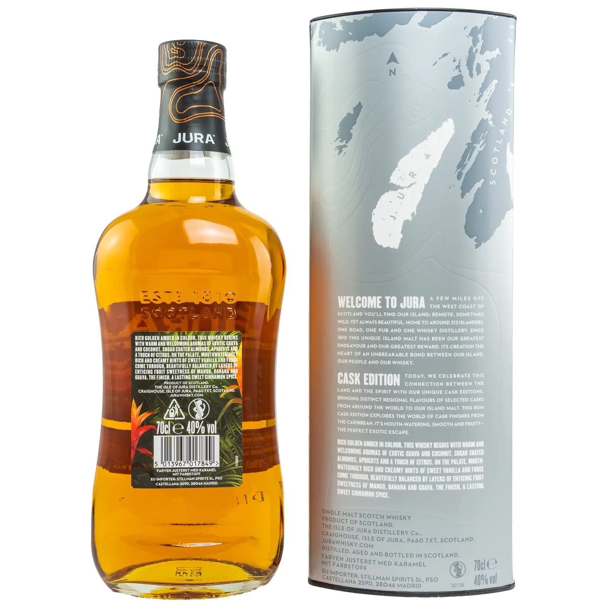 Jura Rum Cask Finish Single Malt Whisky