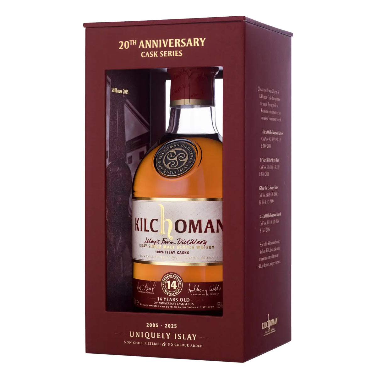 Kilchoman 20th Anniversary Cask Series 100 % Islay Casks 14 Jahre Islay Single Malt Whisky