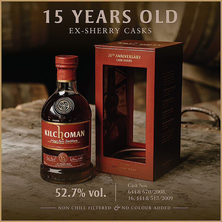 Kilchoman 20th Anniversary Cask Series 15 Jahre Islay Single Malt Whisky