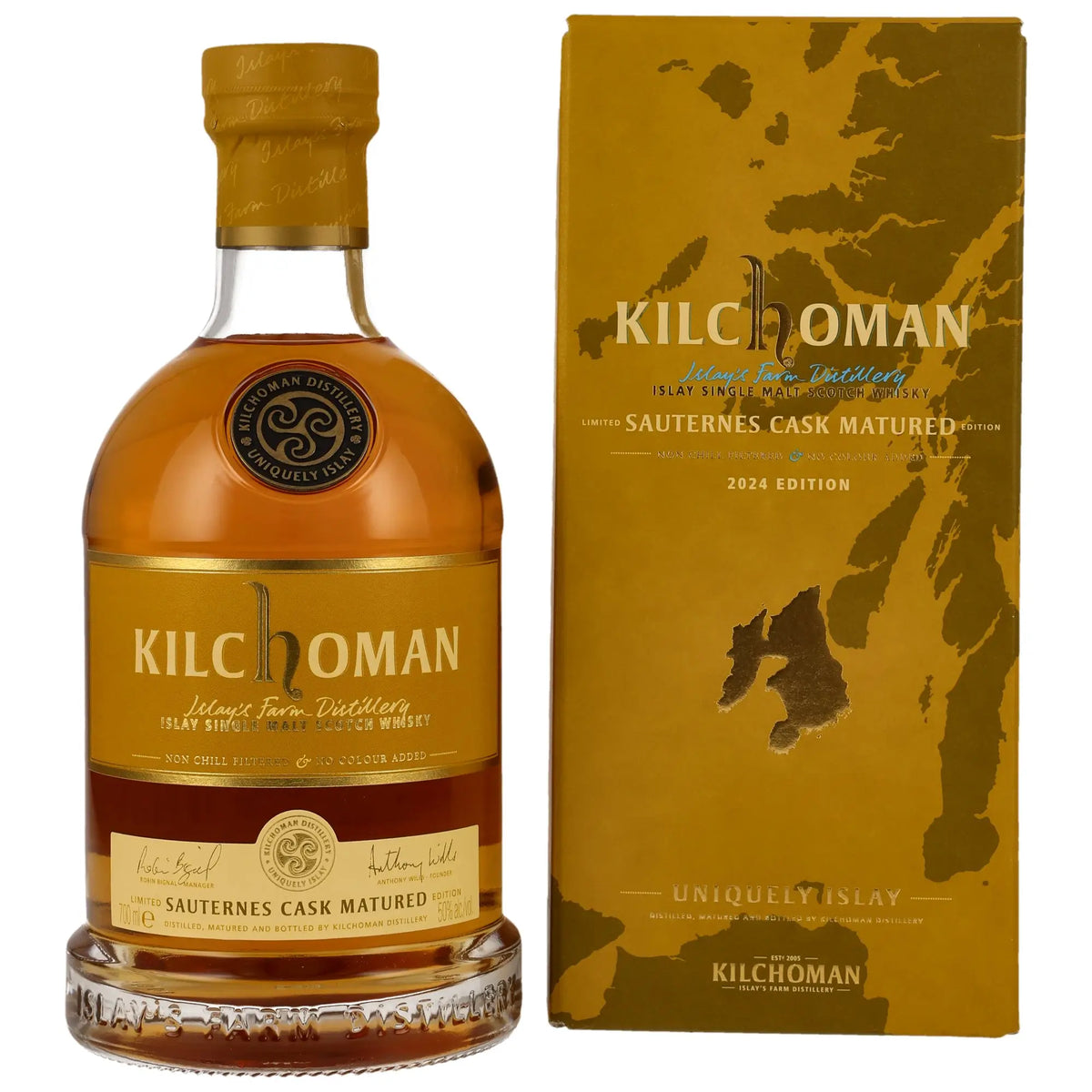 Kilchoman Sauternes Cask Matured slay Single Malt Scotch Whisky 