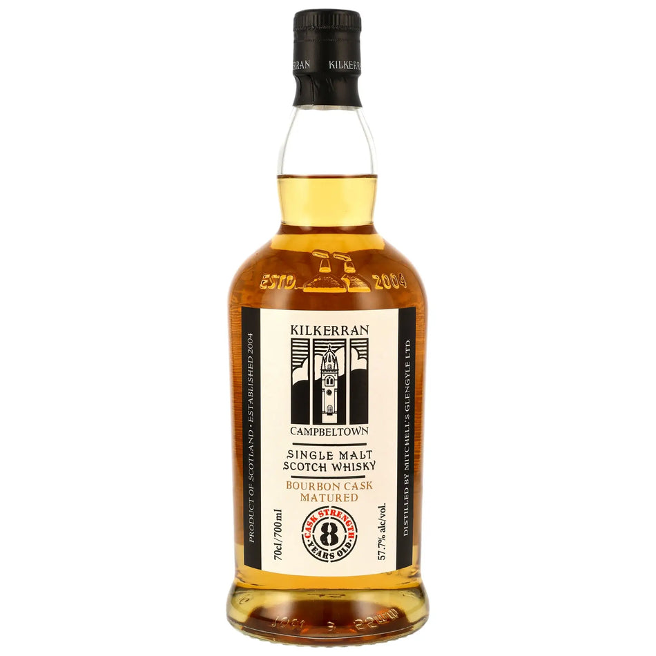 Kilkerran Cask Strength Bourbon Cask 8 Jahre 2026 Campbeltown Single Malt Scotch Whisky