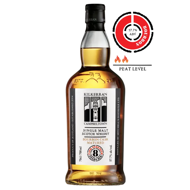Kilkerran Cask Strength Bourbon Cask 8 Jahre 2026 Single Malt Whisky