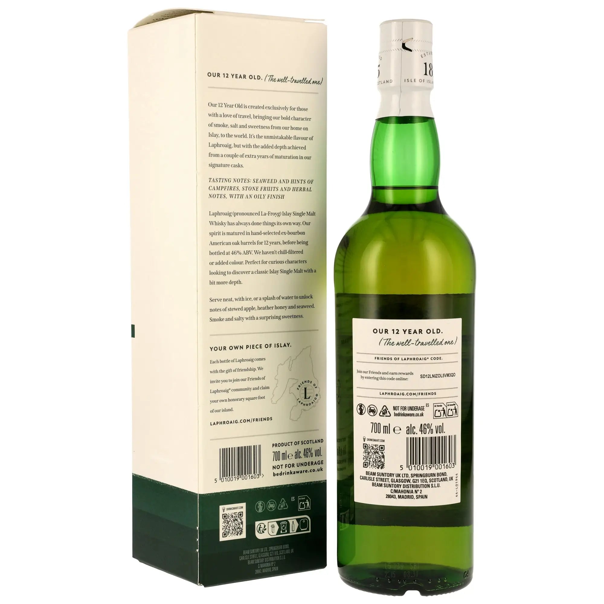 Laphroaig 12 Jahre Islay Single Malt Scotch Whisky