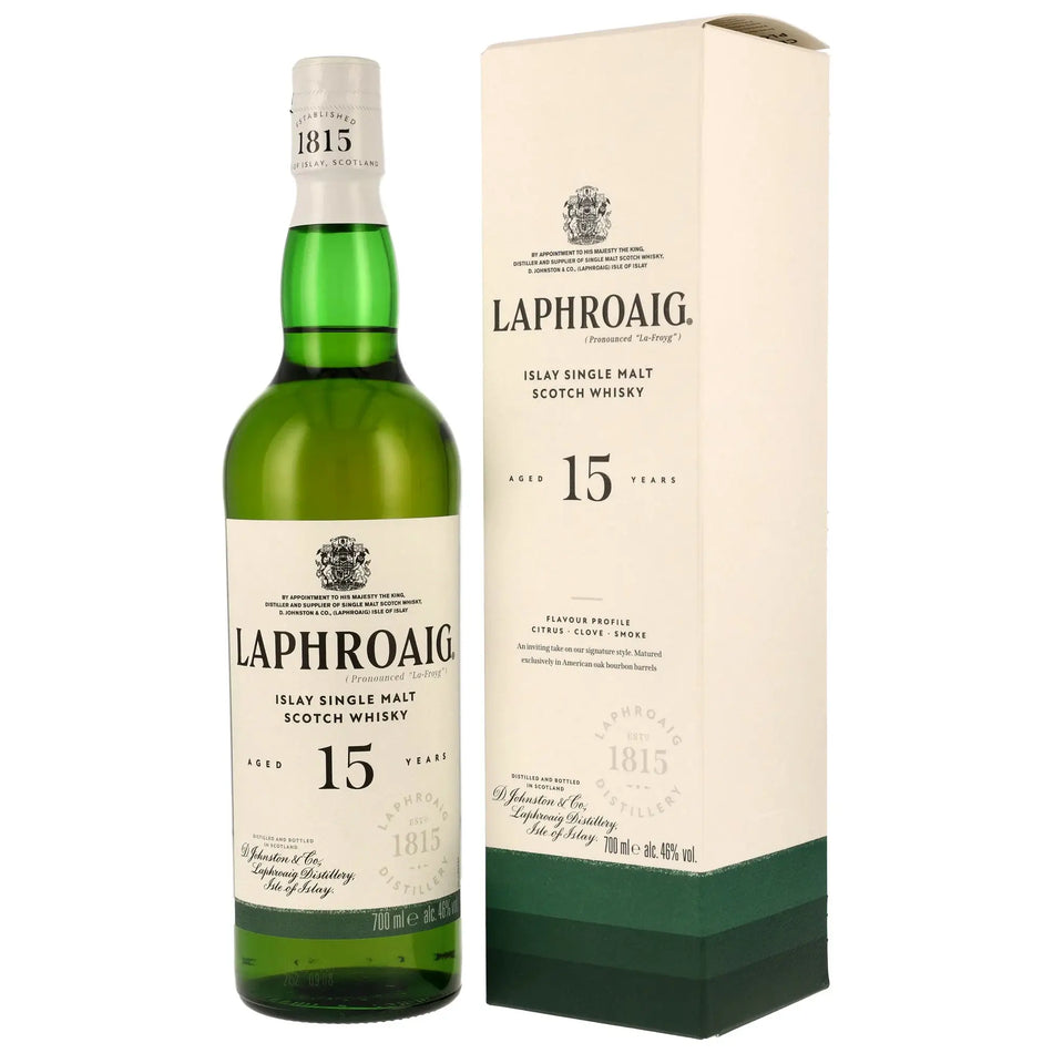 Laphroaig 15 Jahre Islay Single Malt Scotch Whisky