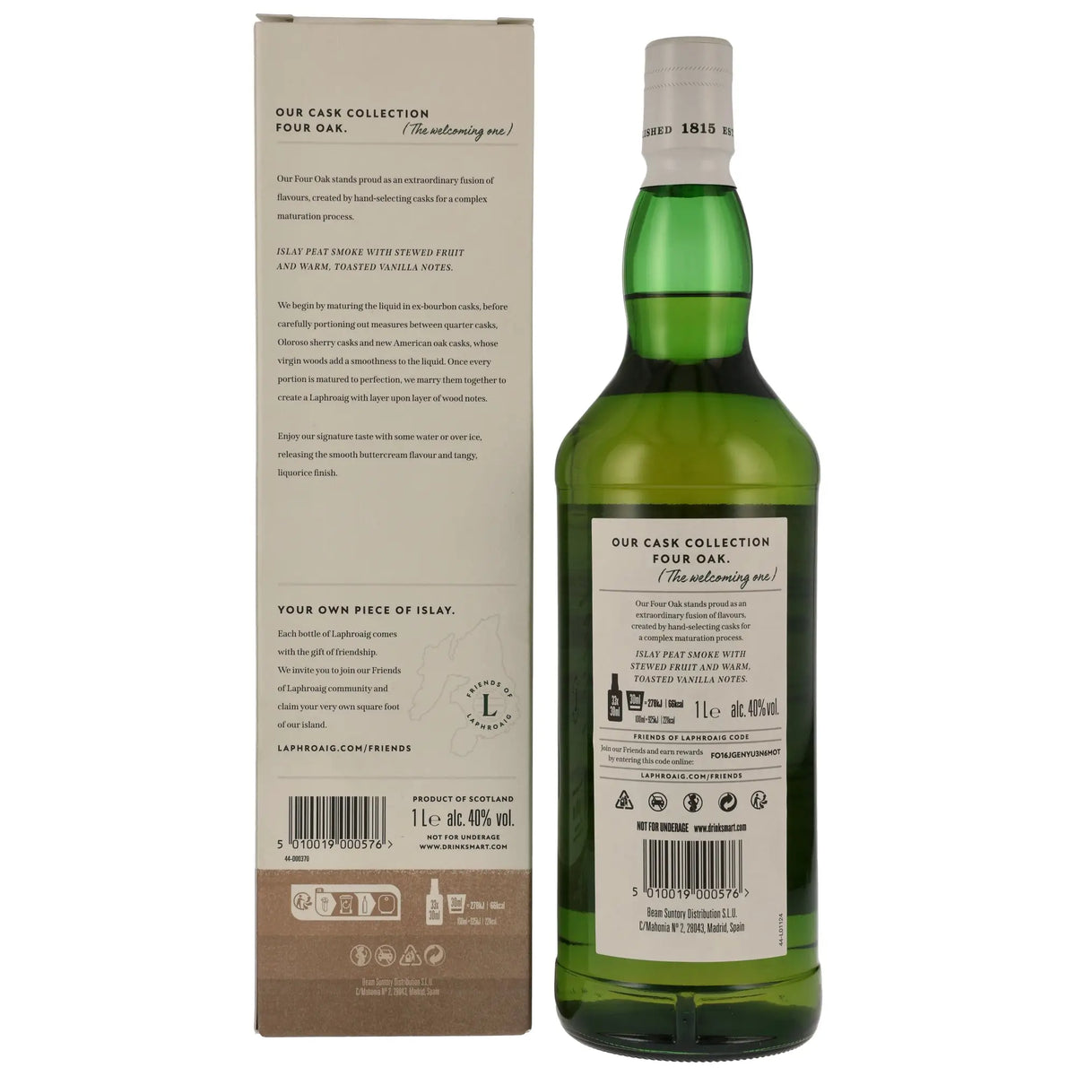 Laphroaig Four Oak Islay Single Malt Whisky