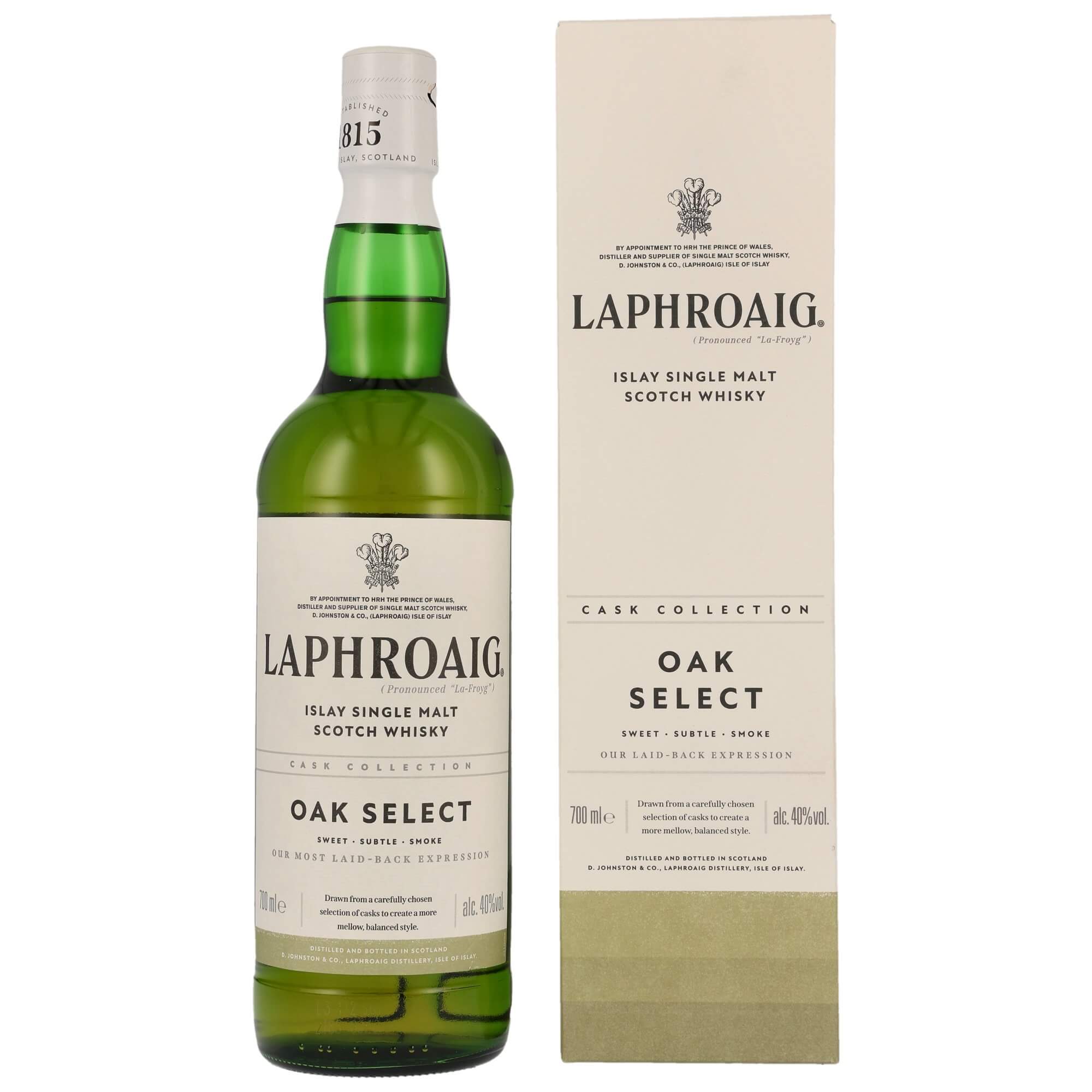 Laphroaig Oak Select Islay Single Malt Scotch Whisky