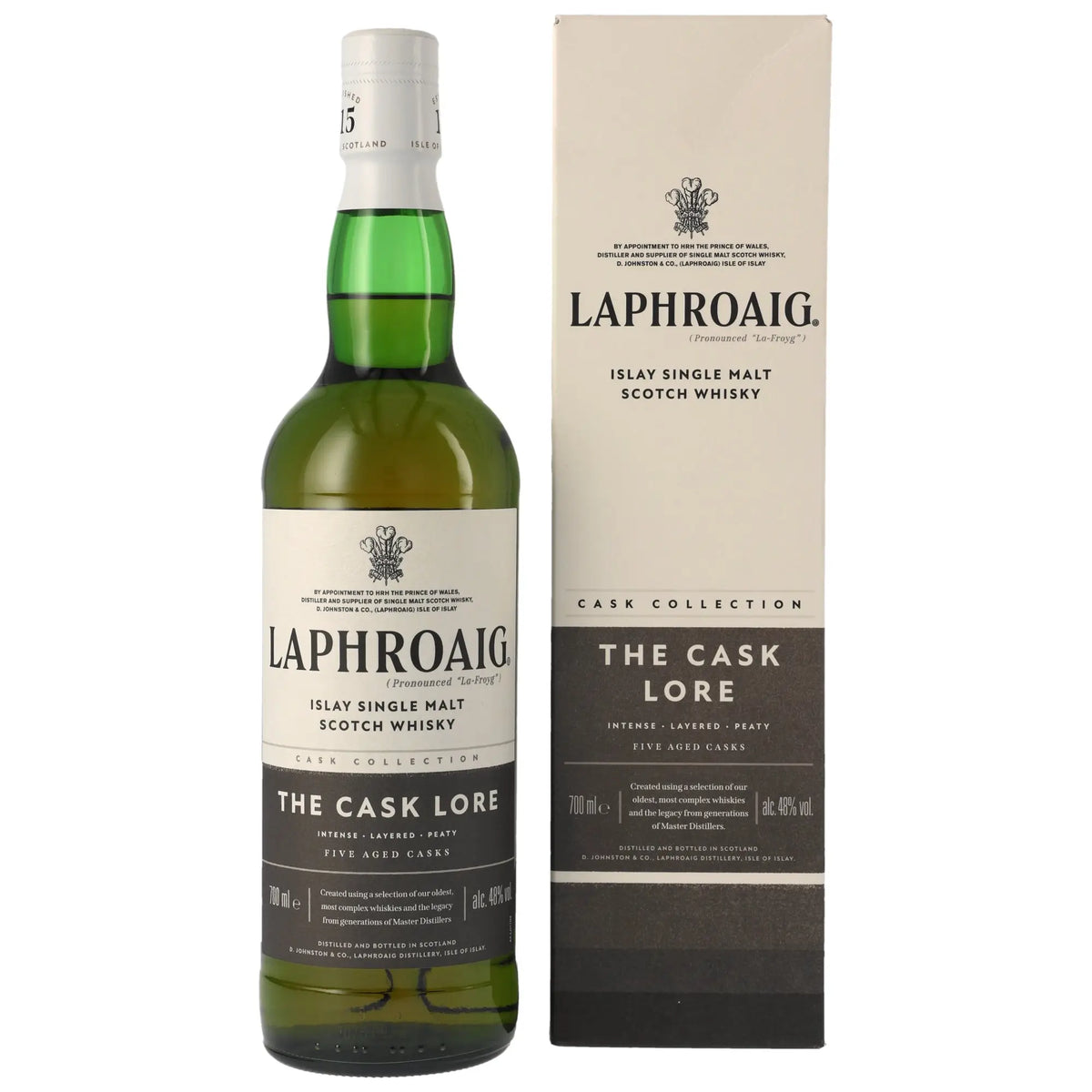 Laphroaig The Cask Lore Islay Single Malt Scotch Whisky