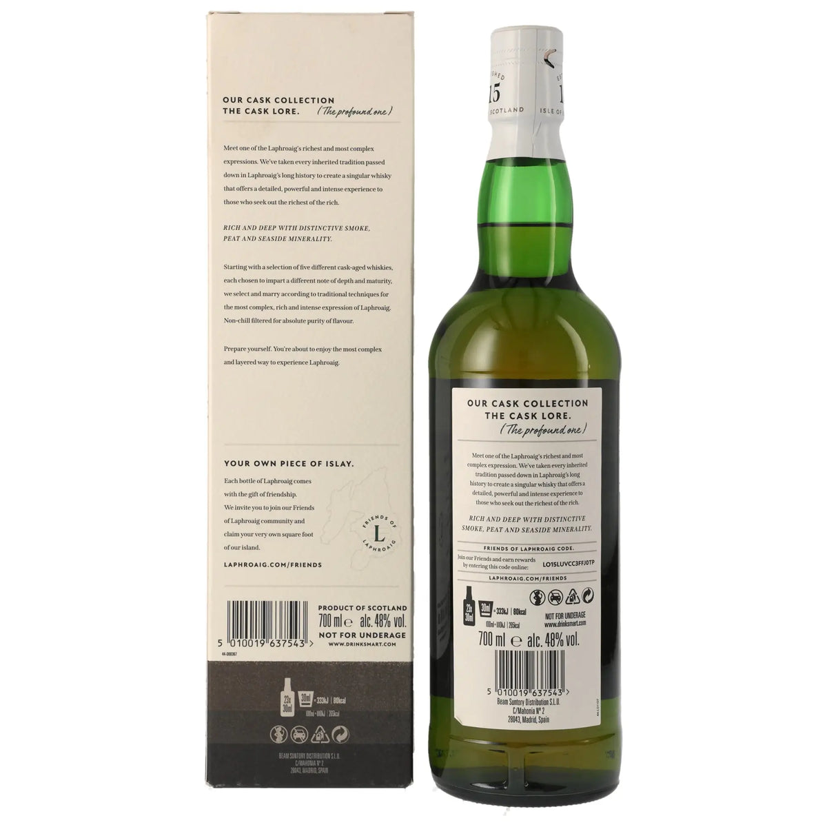 Laphroaig The Cask Lore Islay Single Malt Scotch Whisky