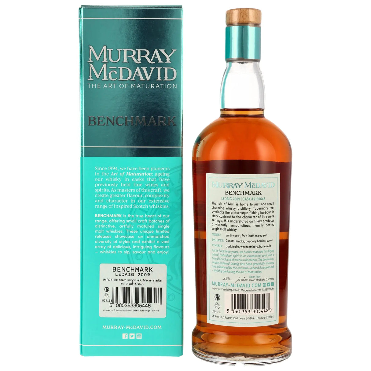 Ledaig Benchmark Wine Barrique 15 Jahre 2009/2024 Murray McDavid Single Malt Scotch Whisky