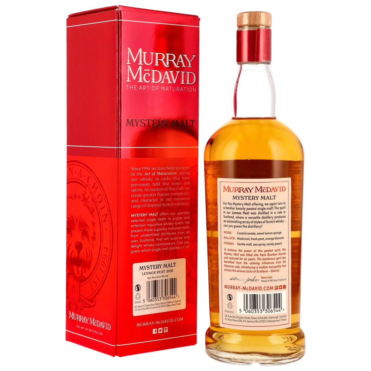 Lennox Peat Mystery Malt 6 Jahre 2018/2025 Single Malt Scotch Whisky