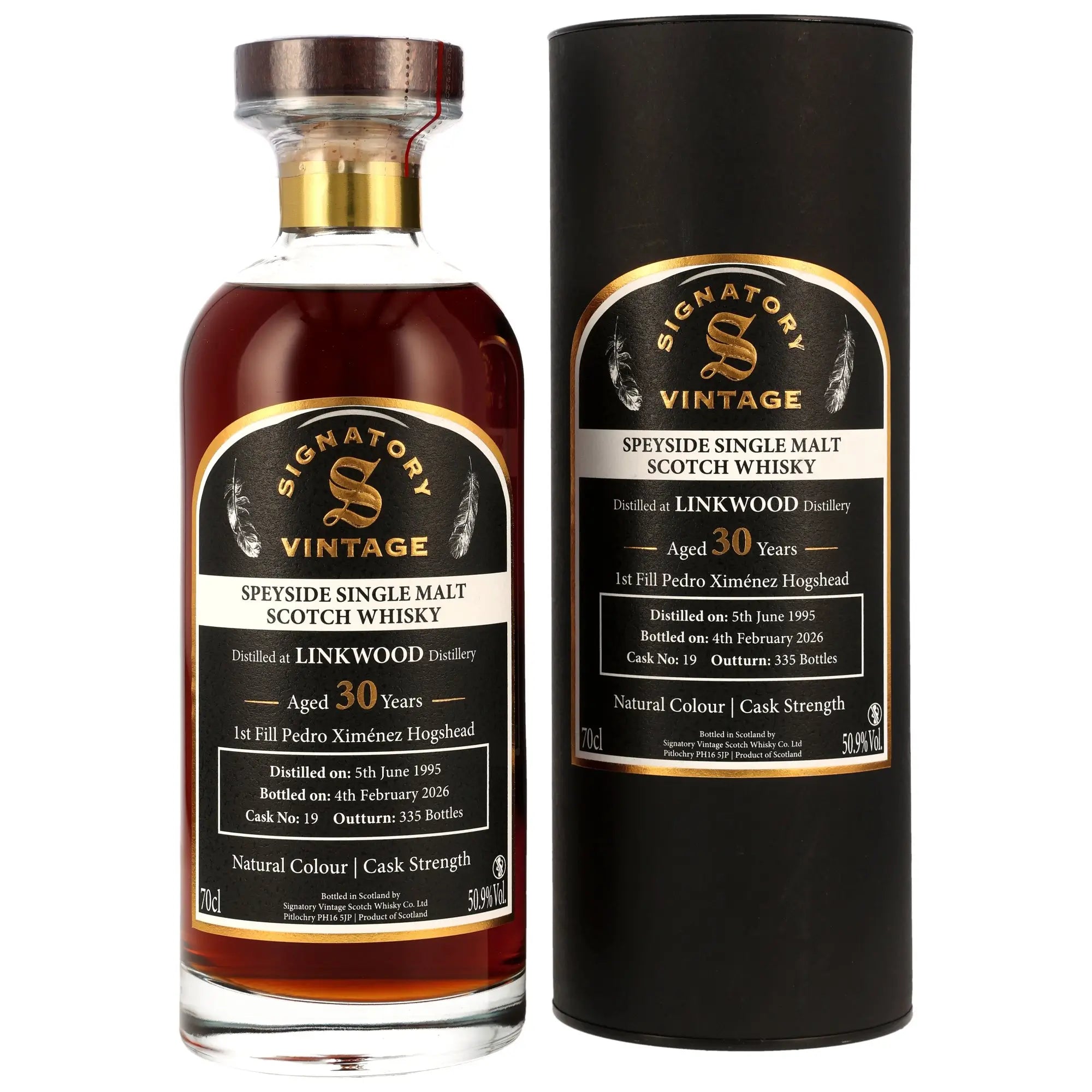 Linkwood Ibisco Decanter 30 Jahre 1995/2026 Speyside Single Malt Scotch Whisky