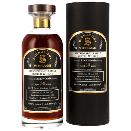Linkwood Ibisco Decanter 30 Jahre 1995/2026 Speyside Single Malt Scotch Whisky