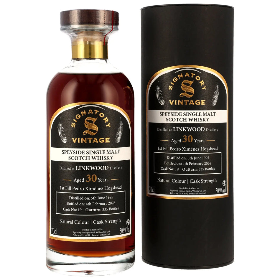 Linkwood Ibisco Decanter 30 Jahre 1995/2026 Speyside Single Malt Scotch Whisky