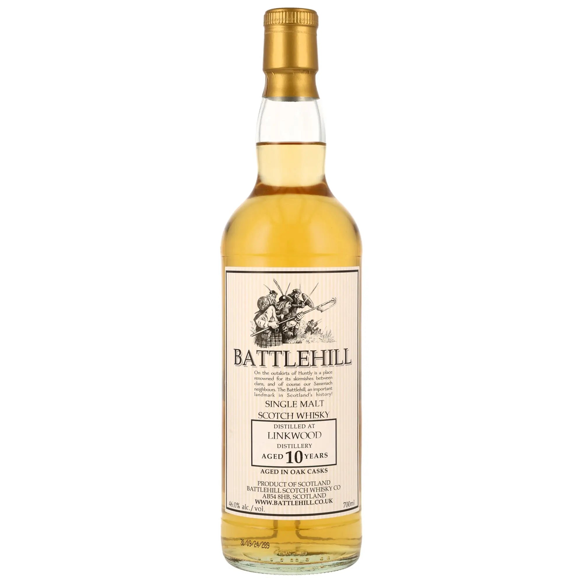 Linkwood Battlehill 10 Jahre Speyside Single Malt Scotch Whisky